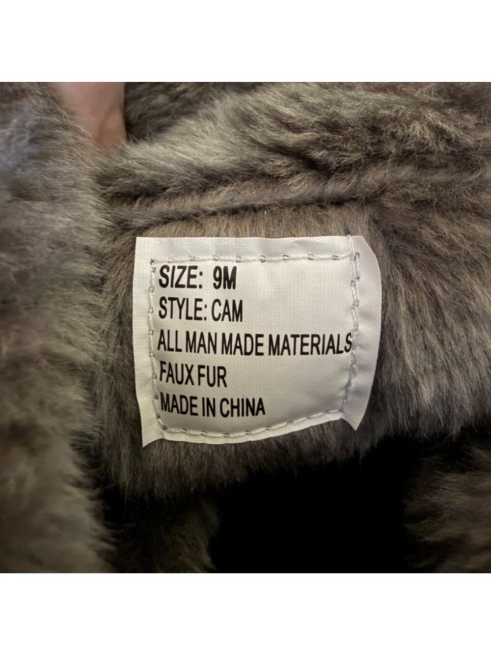 Totes Womens Gray Winter Boots Snow Boots Faux Fur Lining 9M Laces & Side Zipper - Picture 6 of 10